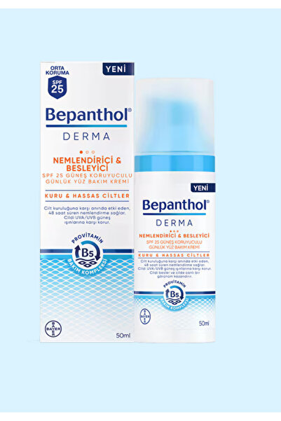 Bepanthol ® Derma Nemlendirici & Besleyici SPF 25 Güneş Koruyuculu Günlük Yüz...