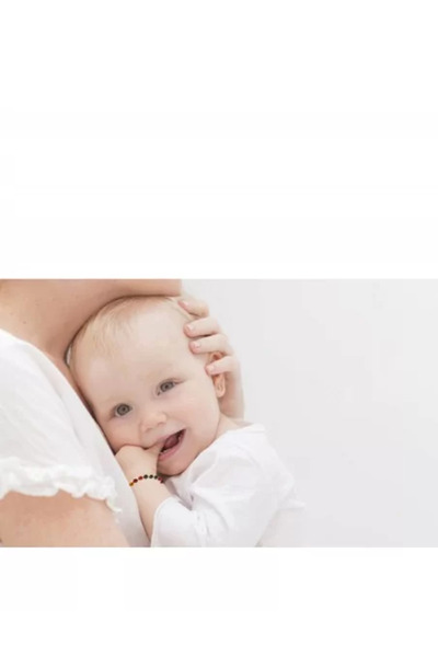 Babyjem Bratara din chihlimbar pentru bebelusi (Culoare: Multicolor)