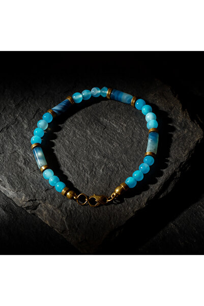 Asteria Elite سوار العقيق الأزرق للجنسين من أجل السلام والاتصالات والحماية من...