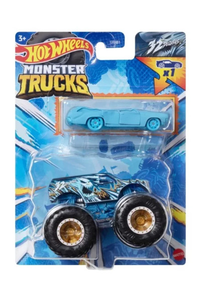 JollyMag HOT WHEELS MONSTER TRUCK SI MASINUTA METALICA 32 DEGREES