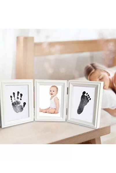 drool Kit rama foto tripla mobila cu cerneala pentru manuta si piciorus