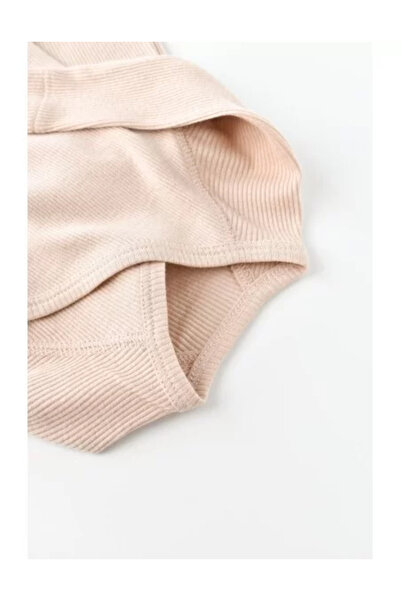 BabyCosy Set 4 pieces: blouse, pants, cap and gloves made from cotton and modal - Blush