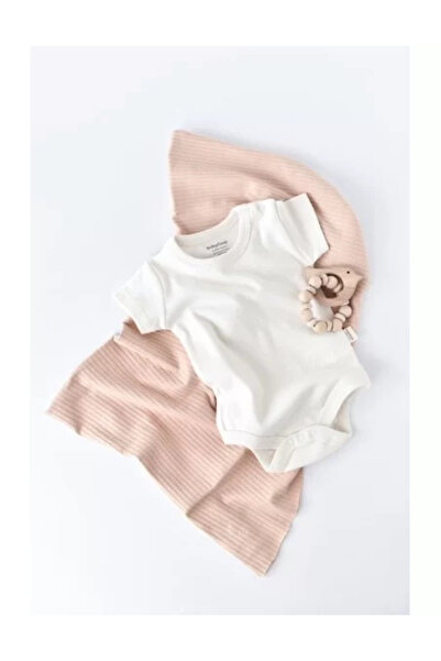 BabyCosy Body din bumbac Ecru