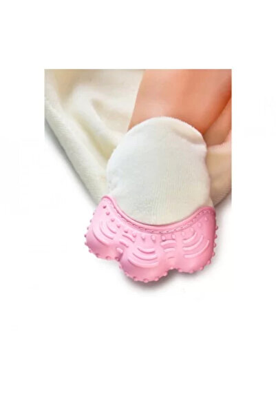 Babyjem Jucarie atasament cu manusa dentitie (Culoare: Roz)