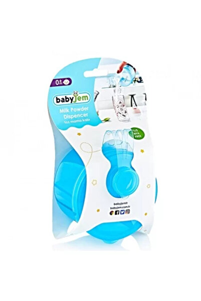 Babyjem Recipient pentru lapte praf cu 3 compartimente (culoare: roz)