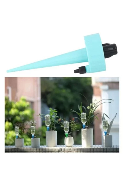 OEM Irrigation Dripper with Valve, Adjustable Water Flow, for Indoor Plants, PP, 16.5 cm