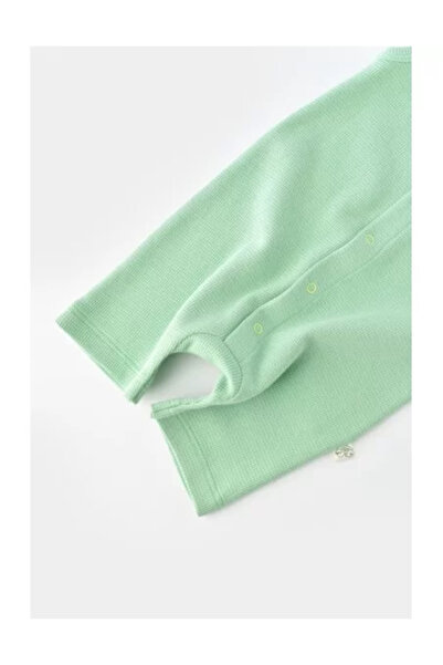 BabyCosy Sleeveless Romper with Shorts - 100% Cotton - Mint