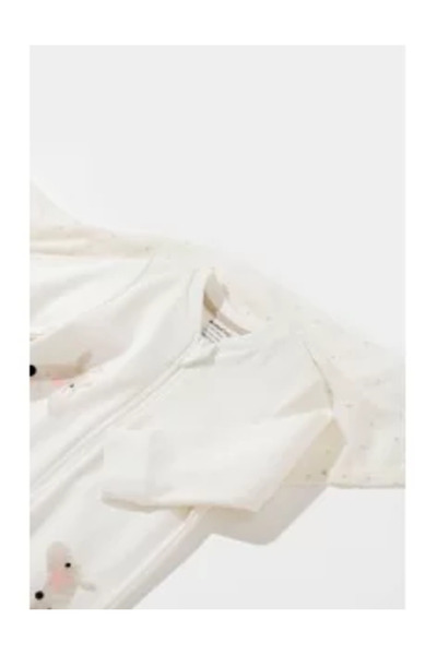 BabyCosy Long sleeve jumpsuit with long pants made from cotton and modal - Gray