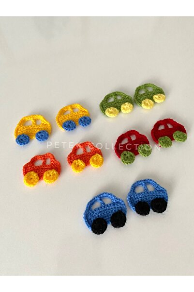 Petek Collection Örgü araba motifler (10’lu paket-5 renk)