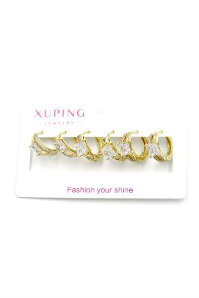 Royaleks 6 Pieces Xuping Earrings - Gold