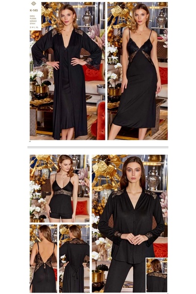 Kocabey Jeremi K145 Women's Combed Cotton 6-Piece Dowry Set