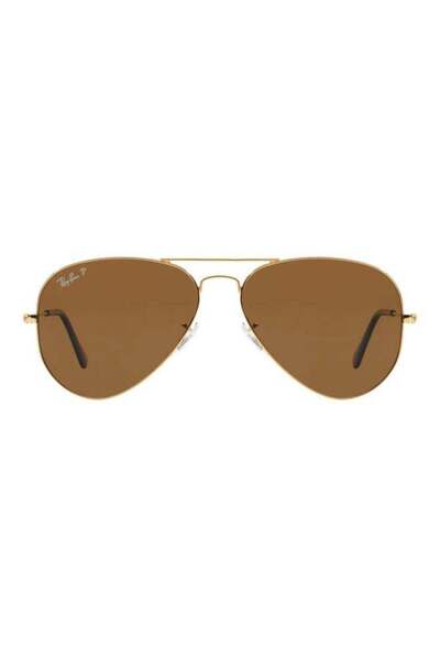 Ray-Ban Classic Aviator Sunglasses - Lens Size: 57mm - Color: Gold - Model RB3025 001