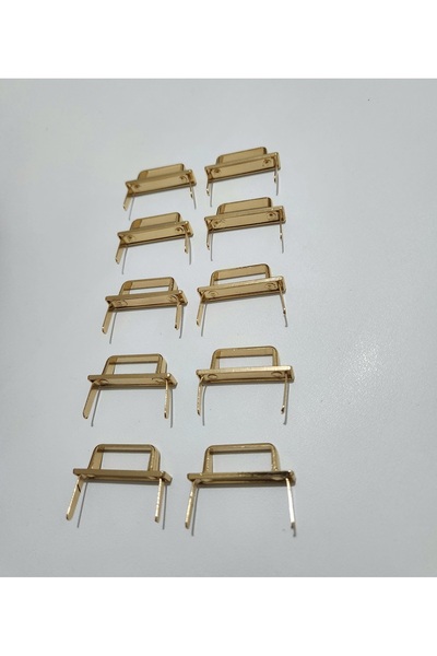 FERİHA HOBİ AKSESUAR 2 CM KÖPRÜ GOLD RENGİ PAKET 10'LU DUR.