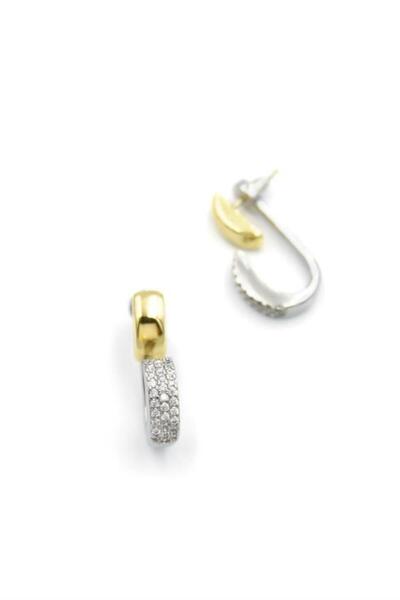 Royaleks Jewelled Hoop Earrings - Gold