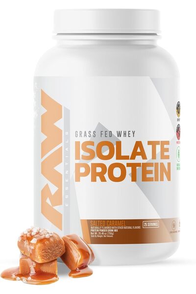 RAW مسحوق بروتين مصل اللبن المعزول، كراميل مملح - مسحوق بروتين مصل اللبن من أ...