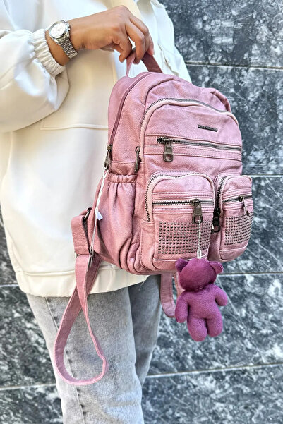 Just Polo Orijinal Kadın İthal Yıkamalı A Kalite Sırt Çantası