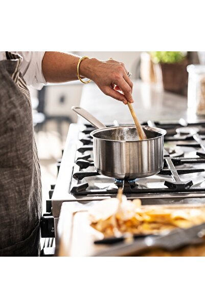 IKEA HEMKOMST Saucepan with lid, stainless steel/glass, 2 l