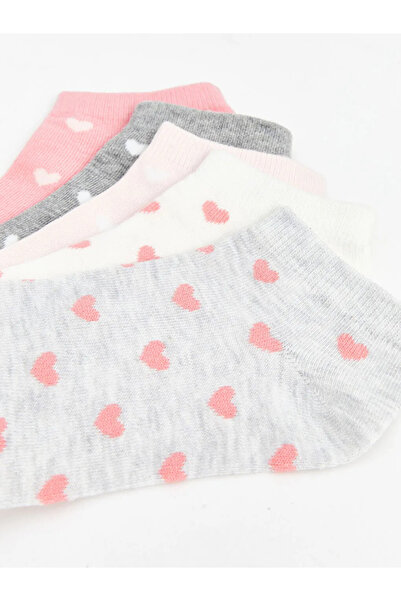 LC Waikiki Patterned Women's Booties Socks 5-Pack