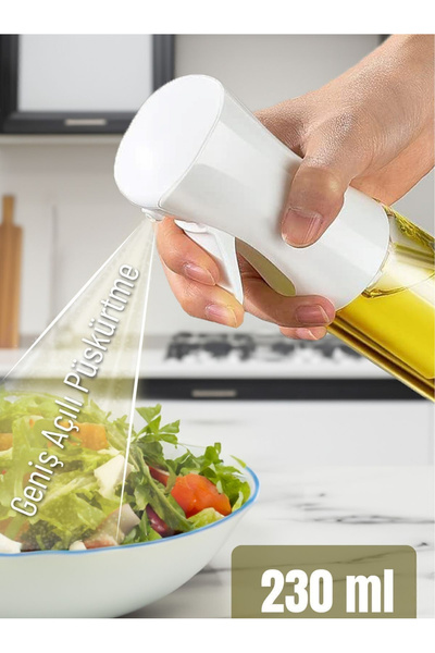 sepetra Cam Sprey Şişe Spreyli Zeytinyağı Sirke Barbekü Sprey Şişe Airfryer C...