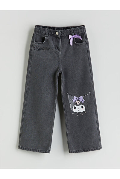 LC Waikiki Wide Leg Kuromi Printed Girls' Jean Pants from Uzg Store for Style...
