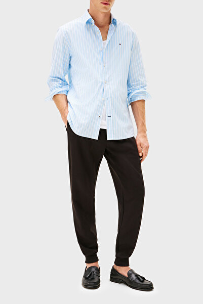 Tommy Hilfiger Pamuk Karışımlı Regular Fit Ribanalı Paça Jogger Pantolon Erkek PANTOLON MW0MW37242 B