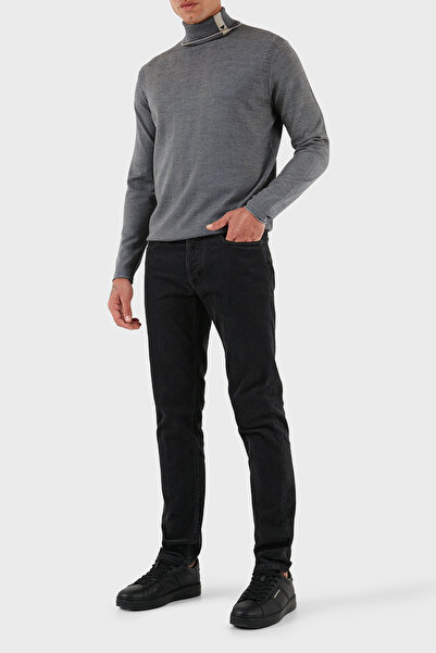 Emporio Armani Pamuklu Slim Fit Normal Bel Düz Paça Kadife Pantolon Erkek PANTOLON EM000668 AF19527