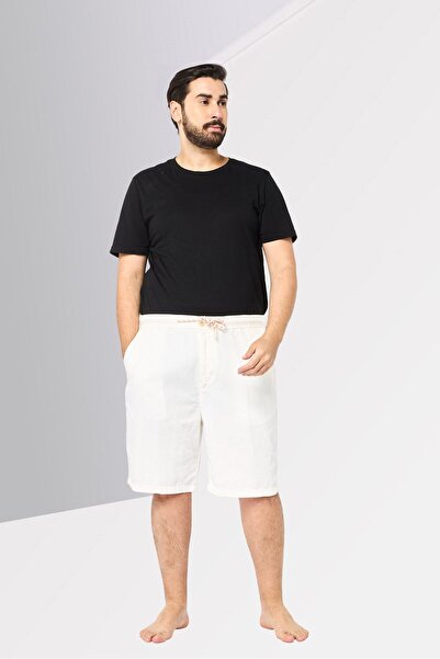 Scotch & Soda Men Plain Beachwear Shorts, White