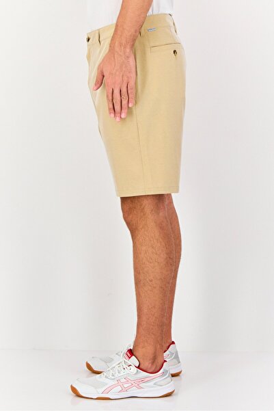 Quiksilver Men Sportswear Fit Textured Shorts, Tan