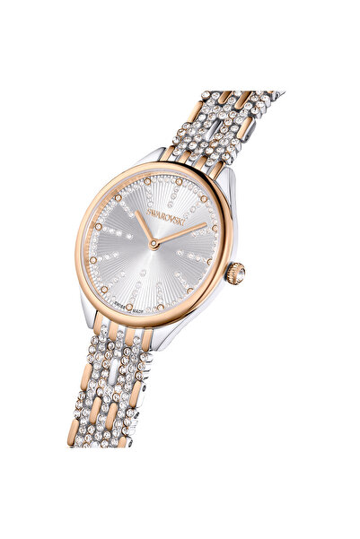 Swarovski 5649987 Wrist Watch Attract:pave Rog/white/sts