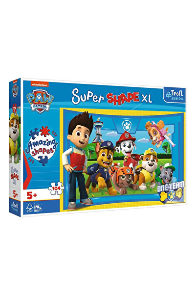 JollyMag Puzzle Trefl Primo Super Shape XXL 104 Paw Patrol