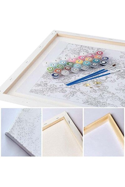 Toybox مجموعة الرسم الزيتي حسب الرقم للأطفال والبالغين والطلاب المبتدئين والف...