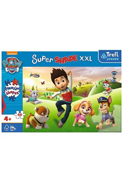 JollyMag PUZZLE TREFL PRIMO SUPER SHAPE XXL 60 Tlapková PATROL