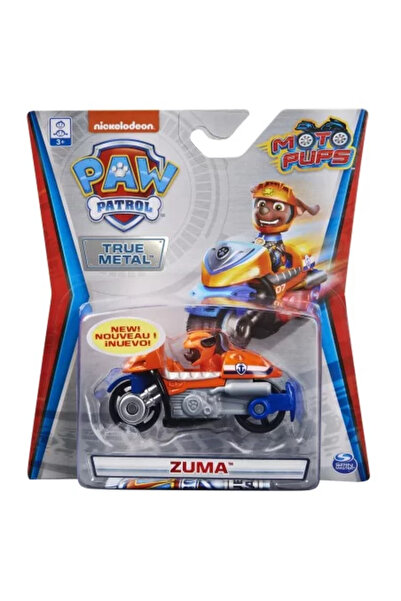 PAW PATROL Pravá kovová motorka s figurkou Zumy