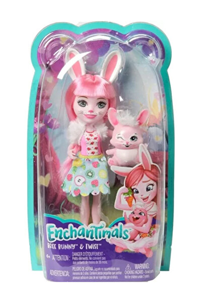 Enchantimals KRÁLÍČEK BREE A ZVÍŘATOVÉ PANENKY TWIST
