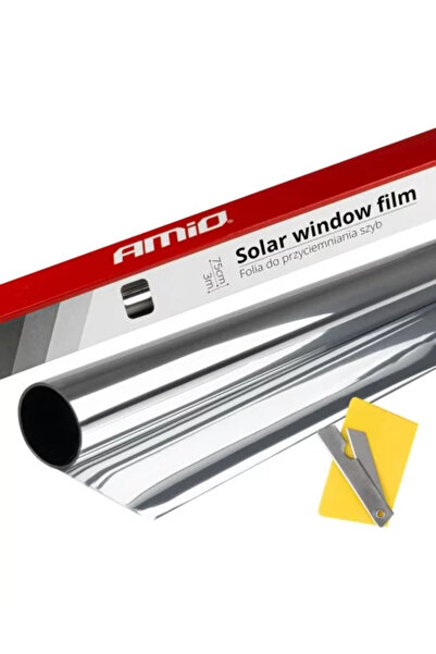 AMIO Zrcadlová fólie na okna stříbrná 0,75 x 3 m (15 %)