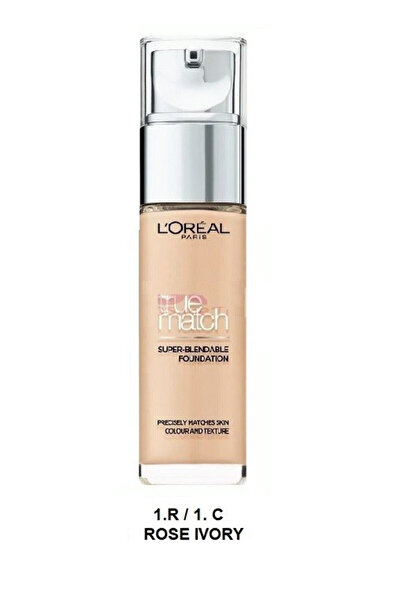 L'oreal LOREAL TRUE MATCH SUPER-BLENDABLE FOND DE TEN ROSE IVORY 1.R/1.C