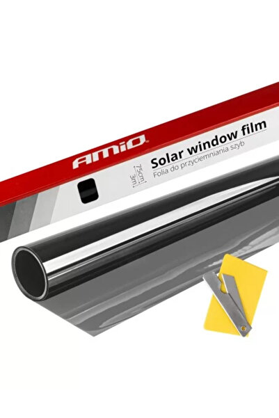 AMIO Tmavě černá okenní fólie 0,75 x 3 m (15 %)