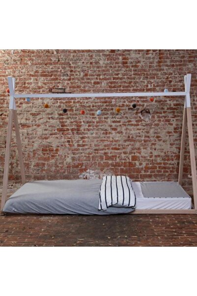CHILDHOME Cadru de pat Tipi, 90 x 200 cm, lemn (alb)