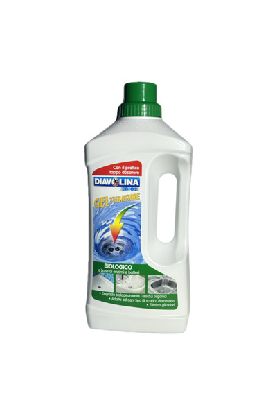 DIAVOLINA Tubature, Pipe Unclogging Solution, 1L, Biological Product
