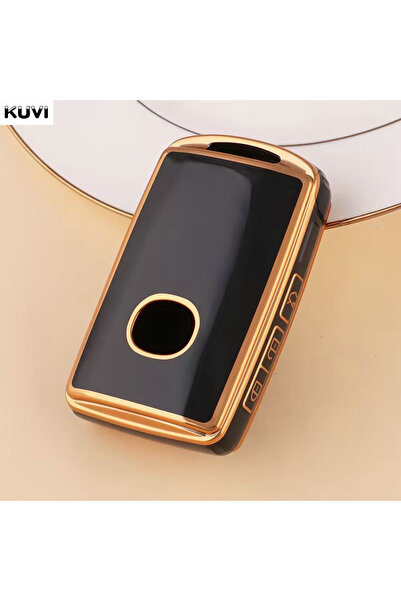 choice2 غطاء حماية جديد لمفتاح السيارة عن بعد من مادة TPU باللونين الذهبي وال...