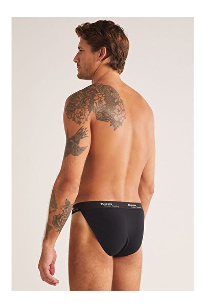 Kom Kevin Erkek Basic 2'Li Paket Pamuklu Slip
