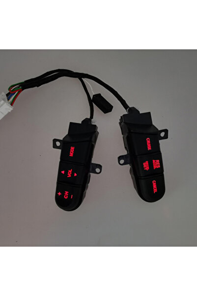 Choice3 RED Backlight Steering Wheel Pad Cruise Audio Remote Switch 36770SNAA...