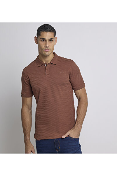 Ben Sherman Men's Brown Knit Polo