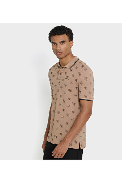 Ben Sherman Men's Brown Pique Polo
