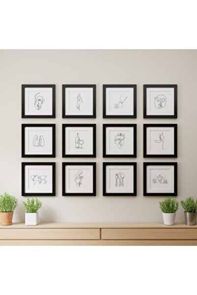 PK Design Line Drawings Man 3 Mini Poster