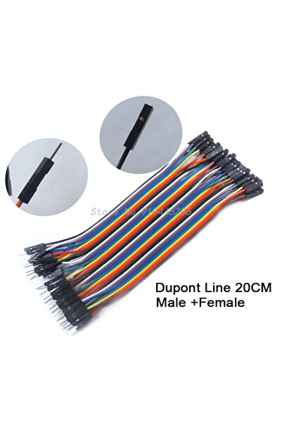 Choice3 M-F (20 سم) 40 قطعة / 120 قطعة 40 دبوس 20 سم خط دوبونت ذكر إلى ذكر + ...