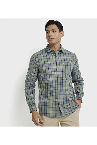 Ben Sherman Men's Green Casual Shirt