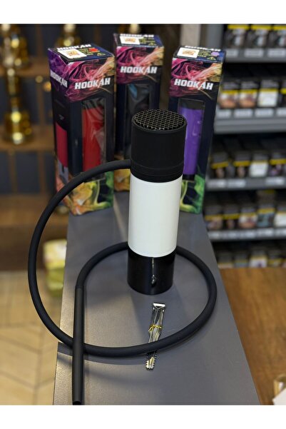 DR KARAM HOOKAH Beyaz Nargile takımı her yerde taşınabılırsınız arabada,evde ...
