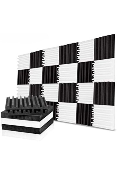 Echonik 12 Pack Acoustic Panels - High Density Acoustic Foam - Self Adhesive Acoustic Panel - Sound