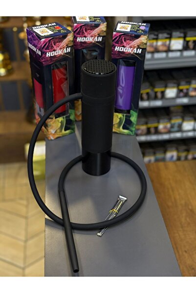 DR KARAM HOOKAH Siyah Nargile takımı her yerde taşınabılırsınız arabada,evde ...